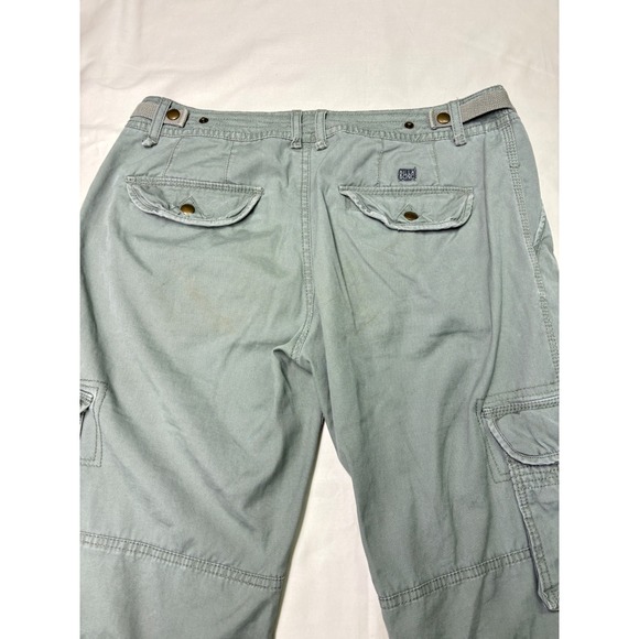 Billabong Womens Cargo Pants Size 28‎ Green 100 Cotton Utility Pockets - Picture 8 of 14